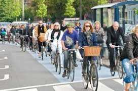 Kopenhag’da trafikteki bisiklet sayısı, motorlu araç sayısını geçti!